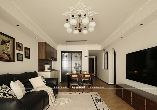 杭州才栖名居 奶油中古风 89平装修案例分享