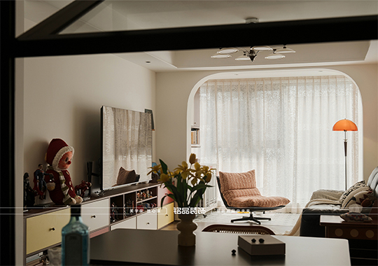 悦望荟 103平中古包豪斯风格装修案例分享