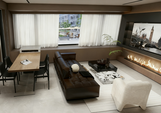 沁瑄云上府 139㎡四室两厅两卫装修效果图