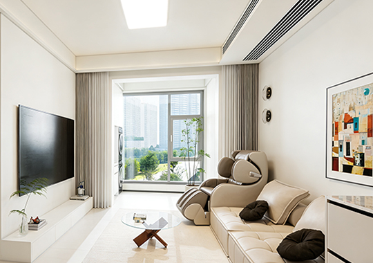 雍贤山庐A户型95㎡三室两厅一厨两卫参考效果图