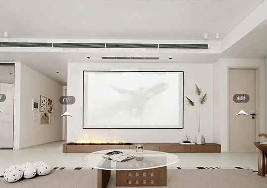 雍贤山庐C户型115㎡三室两厅一厨两卫参考效果图