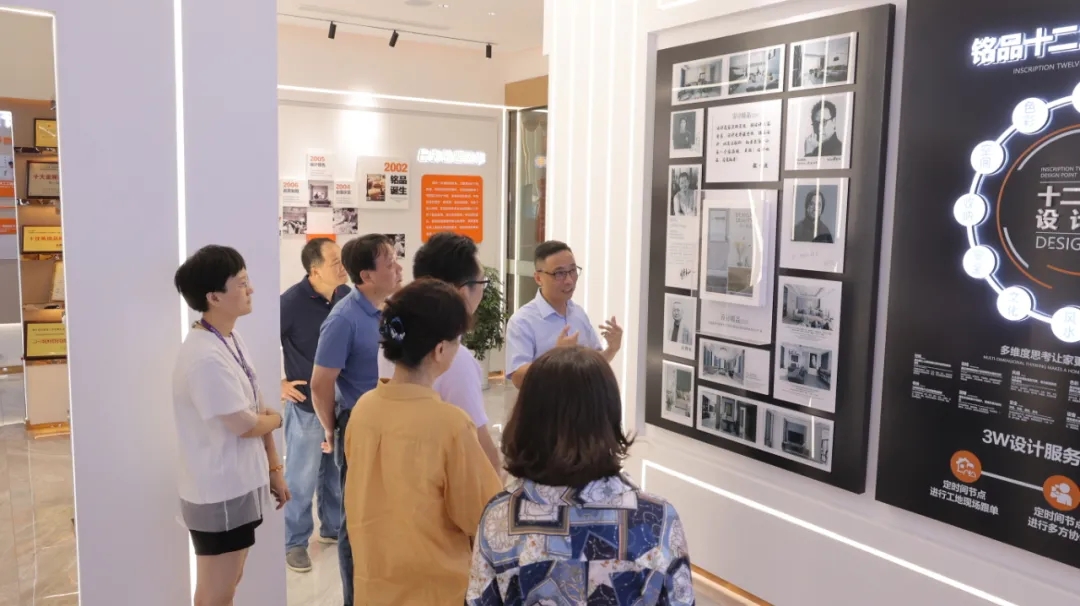 实地走访铭品展厅，调研企业