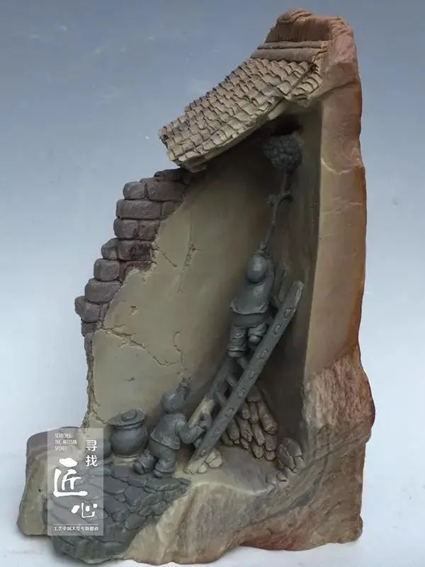 吴松江大师作品《童趣》